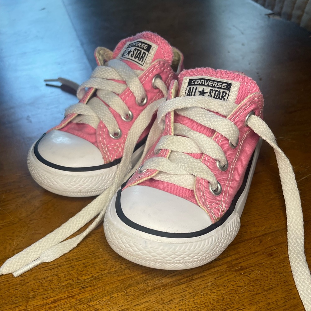 Converse Pink Infant Chuck Taylors